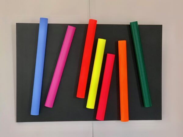 Rythme 35.Acrylique PVC. 84x120x6cm